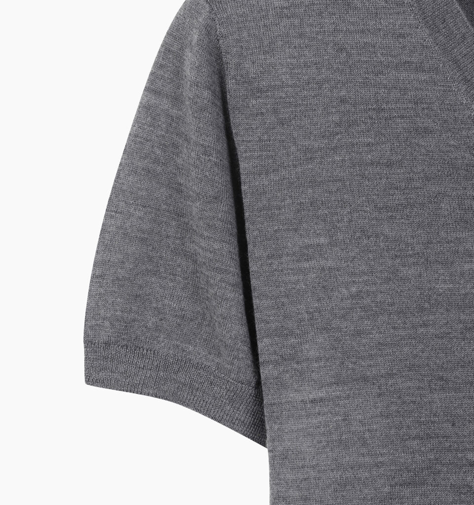 Gray sweater with embroidery - null - Dark Gray | Sisley K image number 4